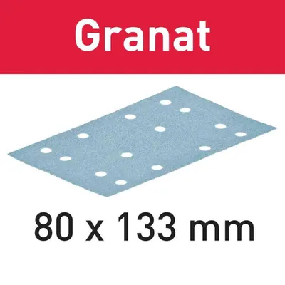 Image de Abrasifs GRANAT 80x133mm P400 GR/100 - FESTOOL - 497126