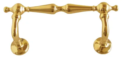Drehgriff Messing 300 mm goldfarben traditionell