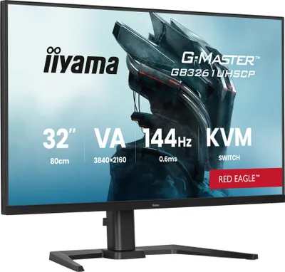 Obrázek produktu pro iiyama G-MASTER GB3261UHSCP-B1, 80 cm (31.5"), 3840 x 2160 px, 4K Ultra HD, LED, Černá