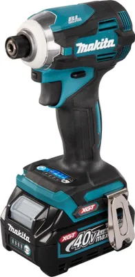 Produktbild von Makita TD001GD201, Schlagschrauber, Pistolengriff, 1/4", Schwarz, Grün, Bürstenlos, Aufhängerhaken