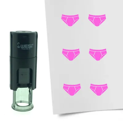 Obrázok produktu pre CombiCraft Stamp spodky 10 mm okrúhle - ružový atrament