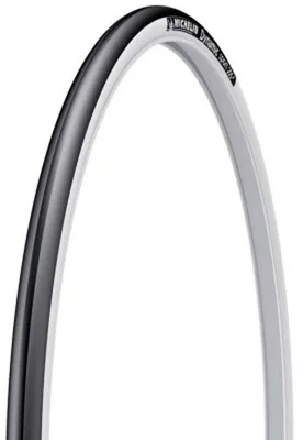 A bicycle tire shown against a white background.