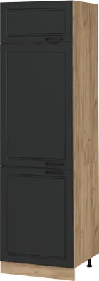 Image de Armoire pour frigo Vicco R-Line Anthracite campagne 60cm, Model 53915