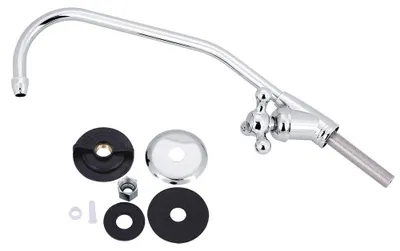 Wasserhahn für Umkehrosmose, 1/4 Zoll, verchromt, 360° drehbar