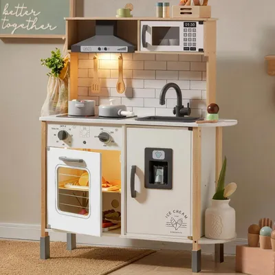 Produktbild von Kinderküche Spielküche Holz Kinder Küche mit Licht und Sound