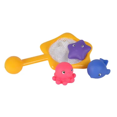 Image de ABC Animaux de bain avec filet, 4 pcs.