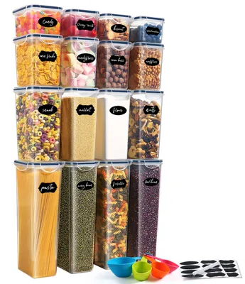 Productafbeelding van YASHE voorraadcontainers YH1310-16 stuks, 16 containers, 18,52 liter