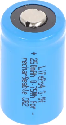 Produktbild von CR2 Akku Li-Ion, CR-2 Akku Li-Ion 3 Volt 250mAh Neu Li-FePo4 3.0V