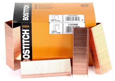 Produktbild von BOSTITCH Heftklammern 22 mm Galva – Box mit 2000 Stück – 1332200Z