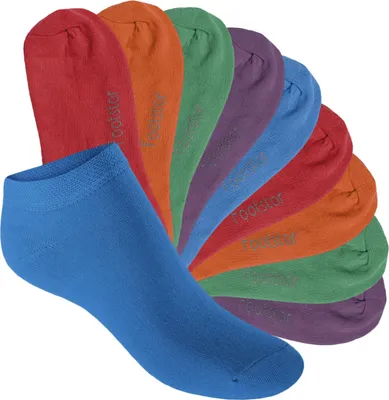 Produktbild von Footstar EVERYDAY! 10 Paar Kinder Sneaker Socken - Bold 23-26