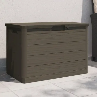 Immagine prodotto di Design Outdoor-Kissenbox Braun 77,5x44,5x53 cm Polipropilene - Gartenboxes 2025 Neu5234526 1pacco