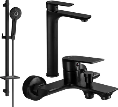 Immagine prodotto di Mexen Alfa DQ40 set da bagno, nero - 745713DQ40-70