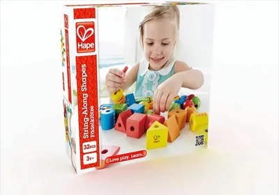 Produktbild von Hape Early Explorer Fädelklötze, E1019