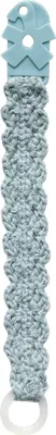 Image de Crochet pacifier clip bleu poudre 801510004