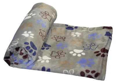 Immagine prodotto di Nobby Fleece Plaid "LISSI" Classic grigio chiaro; L x P: 75 x 100 cm