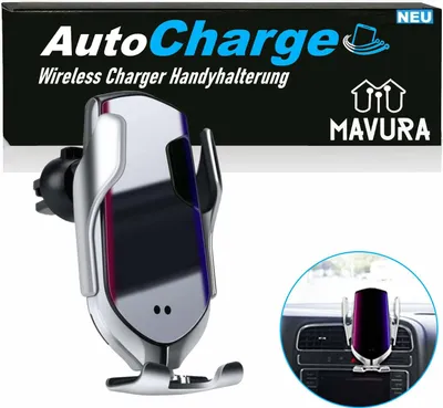 Produktbild von Samochodowa ładowarka bezprzewodowa AutoCharge Qi Uchwyt na telefon komórkowy Samochodowa ładowarka bezprzewodowa