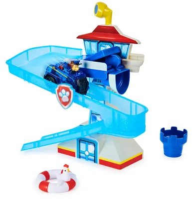 Produktbild von PAW Patrol , Adventure Bay Badespielset mit leuchtendem Chase-Fahrzeug, Badespielzeug für Kinder, Bad-Spieleset, Junge/Mädchen, 3 Jahr(e), LR44, Mehrfarbig
