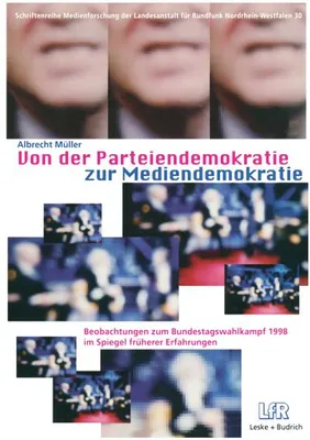 Produktbild von Von der Parteiendemokratie zur Mediendemokratie