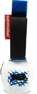 Produktbild von swisstrailbell® Bayern Style: "Be wild, be a Bavarian", hell-blaues Band