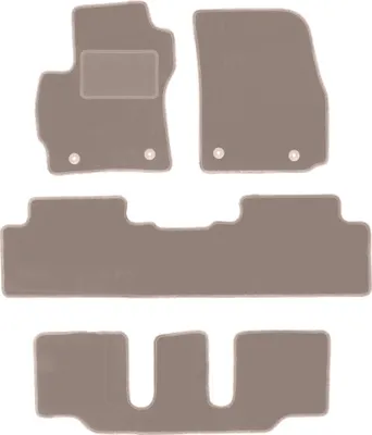 Produktbild von Beige Veloursmatten für: Mazda Premacy II 7-Sitzer (2005-2010)