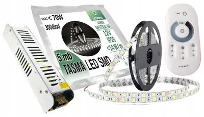 Produktbild von LED-ONE LED-Streifen-Set 5m Tageslichtweiß Touch-Steuerung