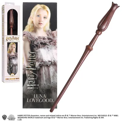 Produktbild von Noble Collection Harry Potter PVC Zauberstab-Replik Luna Lovegood 30 cm NOB6315