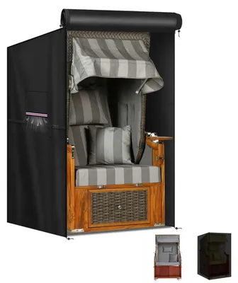 Produktbild von Strandkorb Schutzhülle 100x90x155/140cm Wasserdicht 420D Oxford Gewebe Winterfest