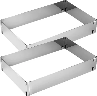 Image de Ensemble de 2 Cadres à gâteau réglable 27 à 52 cm Zenker Smart Pastry