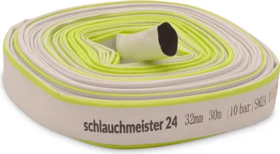 Produktbild von Ø 1 1/4 Zoll - 32 mm, 30 Meter Industrieschlauch | Bauschlauch | Flachschlauch