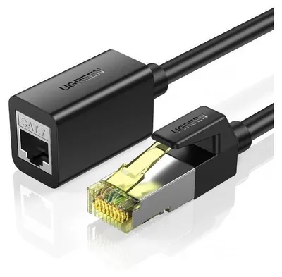 Obrázok produktu pre Ugreen 1m predlžovací kábel Ethernet RJ45 Cat 7 10000Mbps / 10Gbps adaptér internetový adaptér čierny