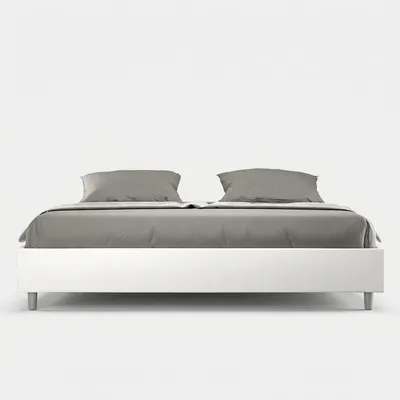 Produktbild von King-Size-Polsterbett mit Bettkasten 180x200 Azelia K - Weiß