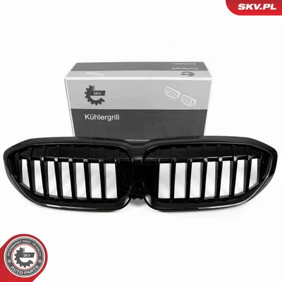 Produktbild von ESEN SKV 66SKV136 Kühlergrill Frontgrill für BMW 3 Touring (G21) Mitte Glänzend Schwarz