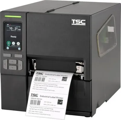 Produktbild von TSC MB341T 300dpi 3.5-INCH TOUCH LCD DRAM 256MB/FLASH 256MB USB+RS-232+ETHERNET+USB - Etiketten-/Labeldrucker - 300 dpi