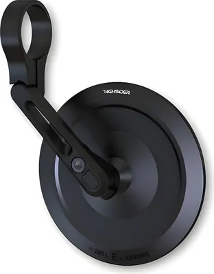 Zdjęcie produktu dla Lusterko końcowe kierownicy HIGHSIDER pro Montana-Slim czarne (1 szt.)