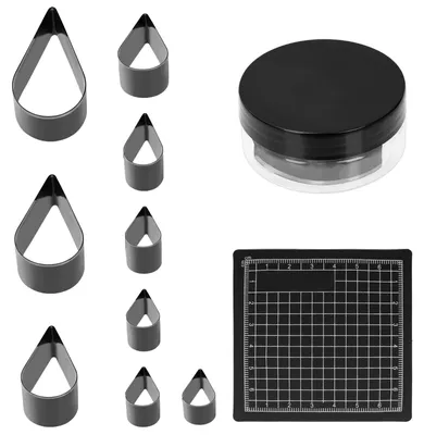 Produktbild von Leder Stanzwerkzeugset für DIY Lederhandwerk mit Schneidematte