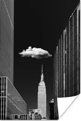 Produktbild von MuchoWow® Poster Wolke über dem Empire State Building in Manhattan 20x30 cm - Papierdruck