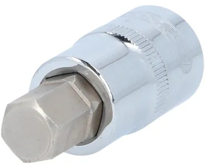 Produktbild von KS Tools  1/2" CHROMEplus Bit-Stecknuss Innensechskant, kurz, 13 mm, 918.5302