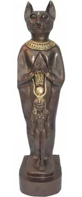 Produktbild von Skulptur Ägypten Göttin Katzen Bastet Statuen Ägyptische Statue Figuren Pharao