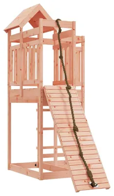 Produktbild von vidaXL Spielturm mit Kletterwand Massivholz Douglasie
