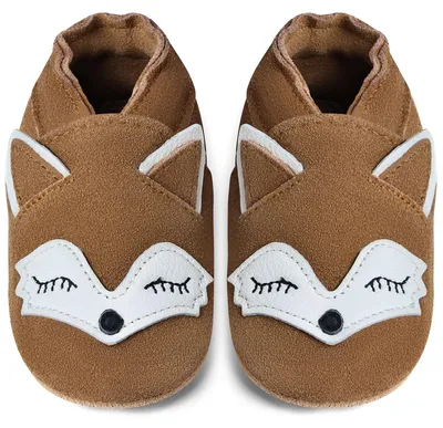 Produktbild von IceUnicorn Baby Lauflernschuhe Krabbelschuhe Baby Mädchen Jungen Lederpuschen We