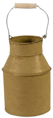 Produktbild von Mega Collections Milchkanne - Zink - Altgold - D15 x H24 cm
