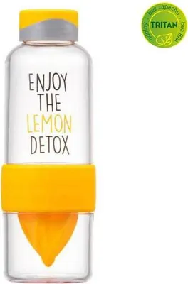 Zdjęcie produktu dla Butelka "Bisfree Detox" 520Ml, Żółta