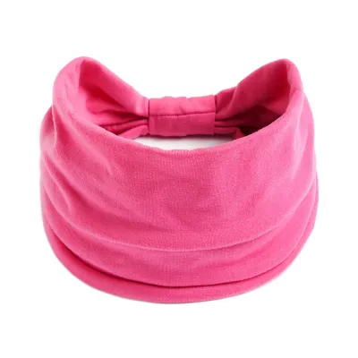 Produktbild von Sport-Stirnband für Damen, einfarbig, verstellbare Breite, hochelastisch, schweißabsorbierend, Yoga-Stirnband, Alltagsaccessoires, Rosarot