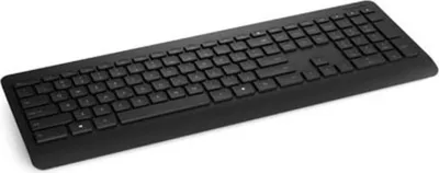 Produktbild von Microsoft 900, Volle Größe (100%), Kabellos, RF Wireless, QWERTY, Schwarz, Maus enthalten