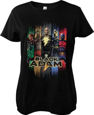 Produktbild von Black Adam Characters Girly Tee - X-Large - Black