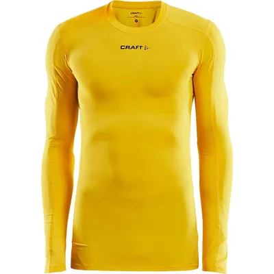 Produktbild von Craft Pro Control Compression Trikot Langarm - Gelb