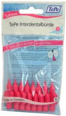 Produktbild von TePe Original Interdentalbürsten 0 rosa (0,4 mm) 8 St.