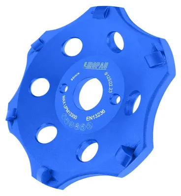 Image de Meule diamantée de 125 mm - Disque abrasif pour meuleuse d'angle