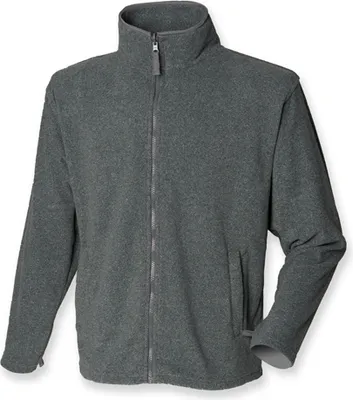 Produktbild von Henbury H850 | Microfleece Jacket - Farbe: Charcoal Marl - Größe: M