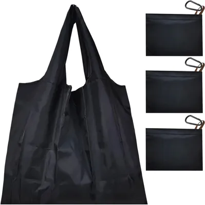 Produktbild von Wiederverwendbare Einkaufstas 3 Stück, große faltbare Tasche, wasserdicht, waschbar, für Einkäufe